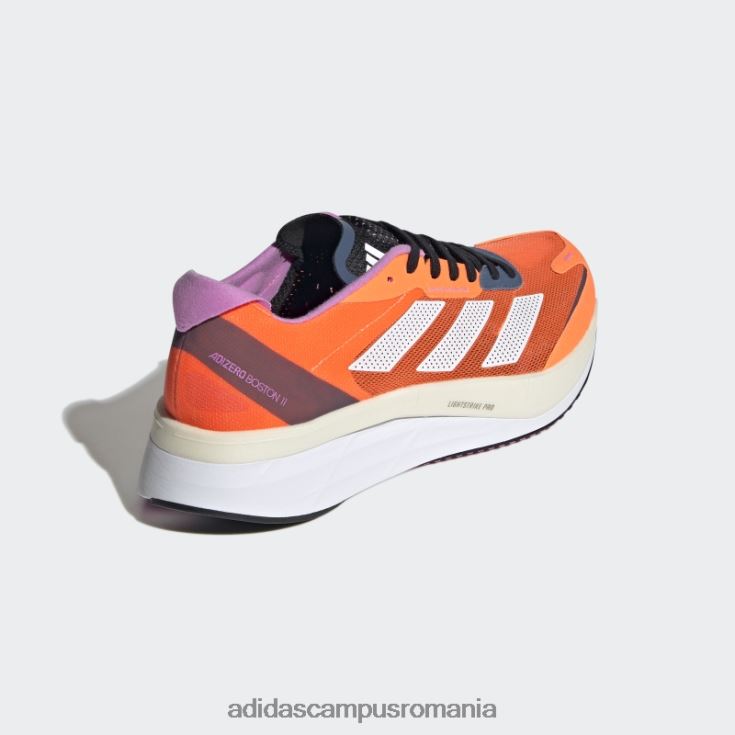 adidas campus romania pantofi adidas adizero boston 11 portocalii bărbați portocaliu/alb/otel J266N24545