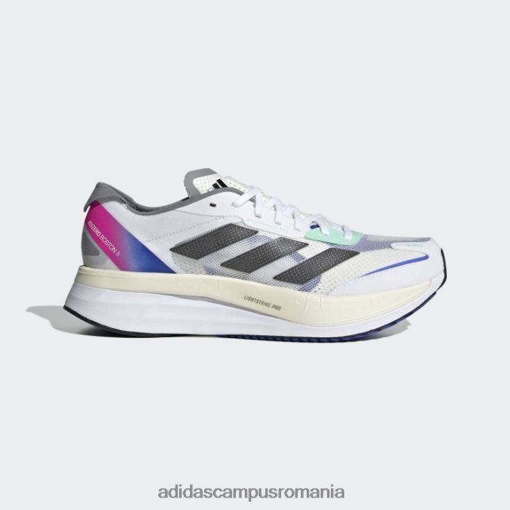 adidas campus romania pantofi adizero boston 11 alb adidas bărbați alb/negru/albastru J266N24248