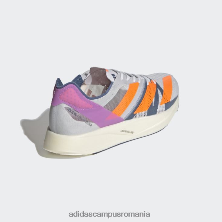 adidas campus romania pantofi adizero takumi sen 8 dash grey bărbați liniuță gri/portocaliu/liliac J266N212698