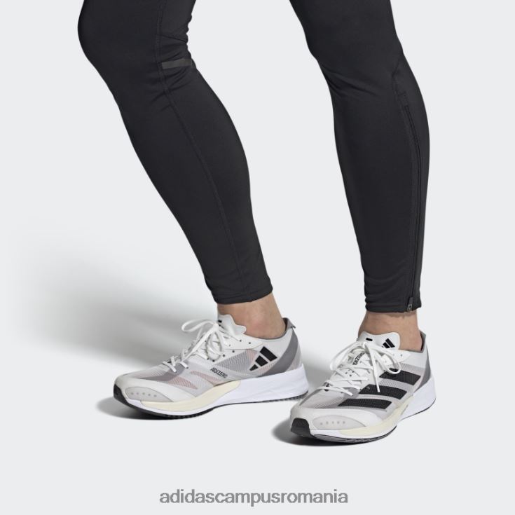 adidas campus romania pantofi albi adizero adios 7 bărbați alb/negru/gri J266N212413