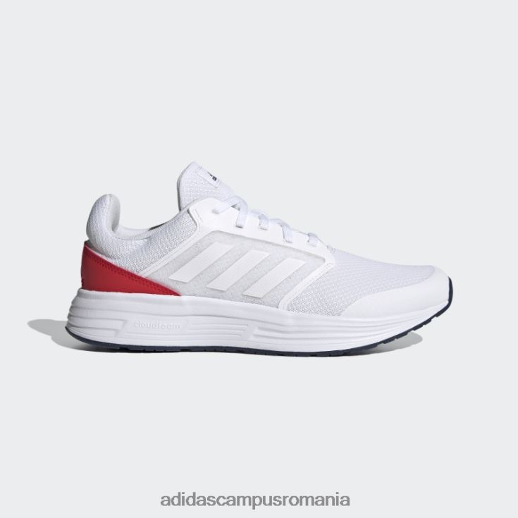 adidas campus romania pantofi albi galaxy 5 bărbați alb/marinier J266N2502