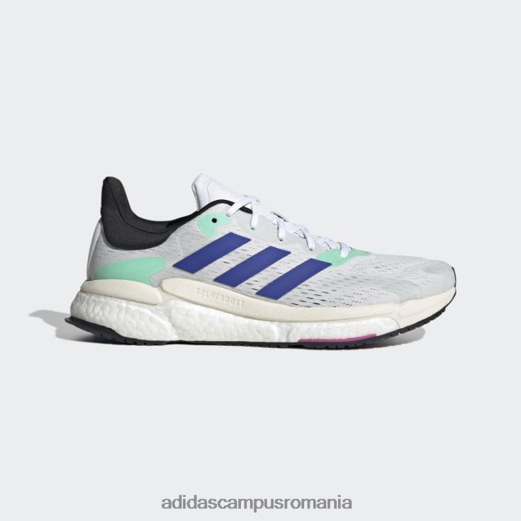 adidas campus romania pantofi albi solarboost 4 bărbați alb/albastru/mentă J266N212431