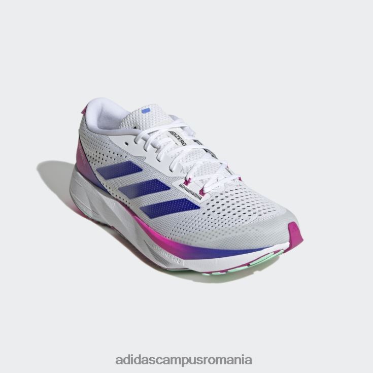 adidas campus romania pantofi alergare adizero sl alb fierbinte bărbați alb/albastru/fucsia J266N288