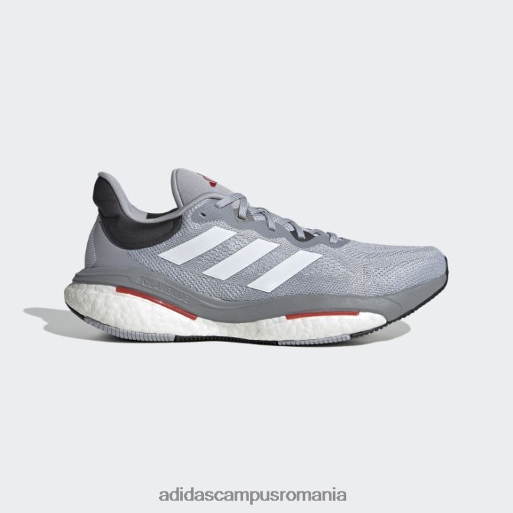 adidas campus romania pantofi argintii solarglide 6 bărbați argintiu/alb/stacojiu J266N212448