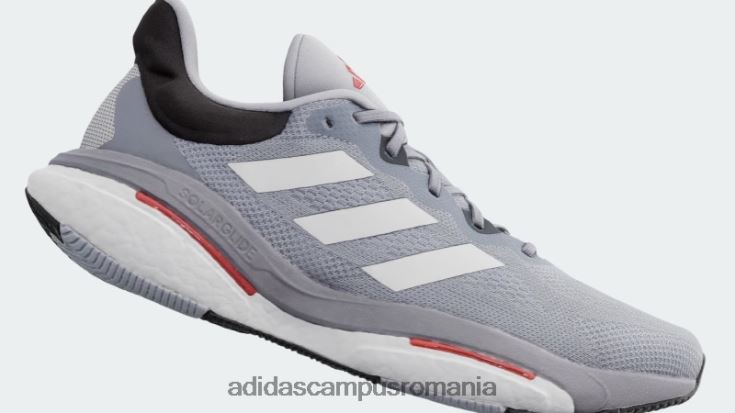 adidas campus romania pantofi argintii solarglide 6 bărbați argintiu/alb/stacojiu J266N212448