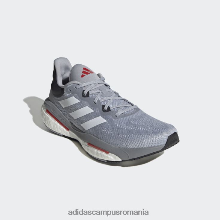 adidas campus romania pantofi argintii solarglide 6 bărbați argintiu/alb/stacojiu J266N212448