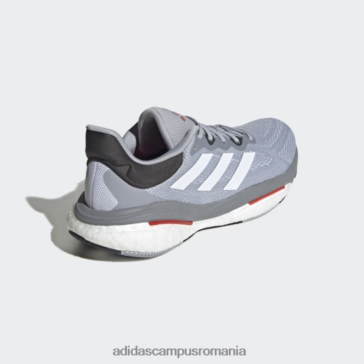 adidas campus romania pantofi argintii solarglide 6 bărbați argintiu/alb/stacojiu J266N212448