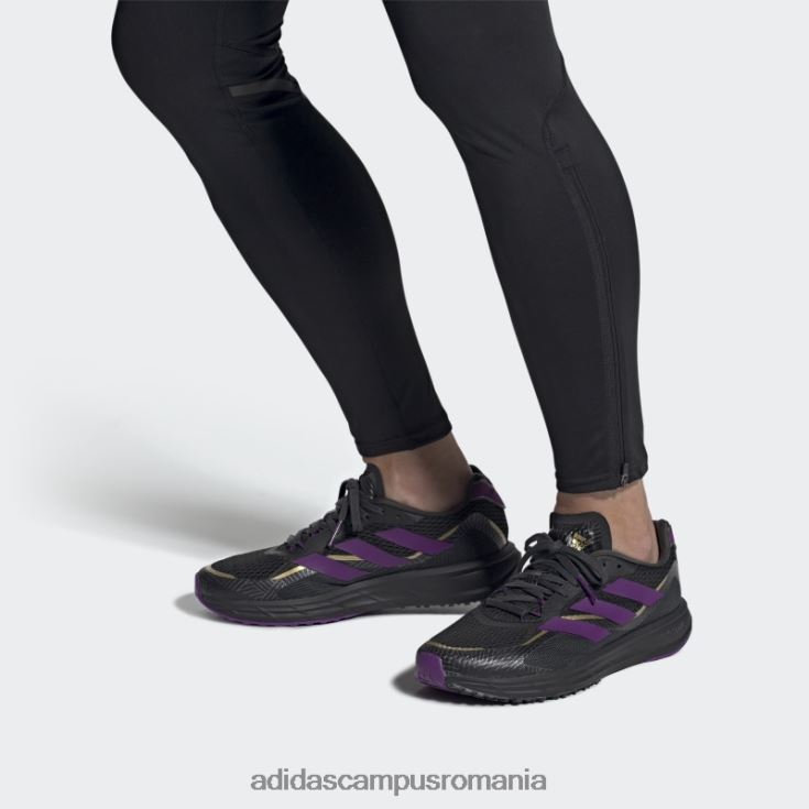 adidas campus romania pantofi black marvel pantera neagră sl20.3 bărbați negru/auriu metalic/violet J266N2503