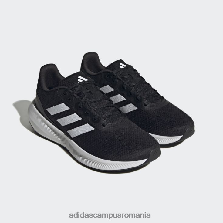 adidas campus romania pantofi de alergare negri runfalcon 3 cloudfoam bărbați alb negru J266N24780