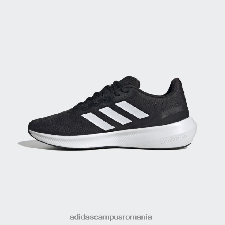 adidas campus romania pantofi de alergare negri runfalcon 3 cloudfoam bărbați alb negru J266N24780