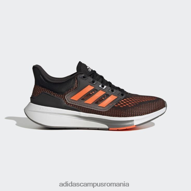 adidas campus romania pantofi de alergat eq21 portocalii bărbați negru/portocaliu/fier metalic J266N24269