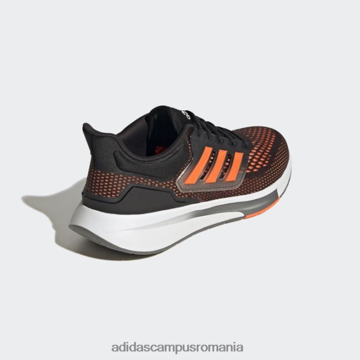 adidas campus romania pantofi de alergat eq21 portocalii bărbați negru/portocaliu/fier metalic J266N24269