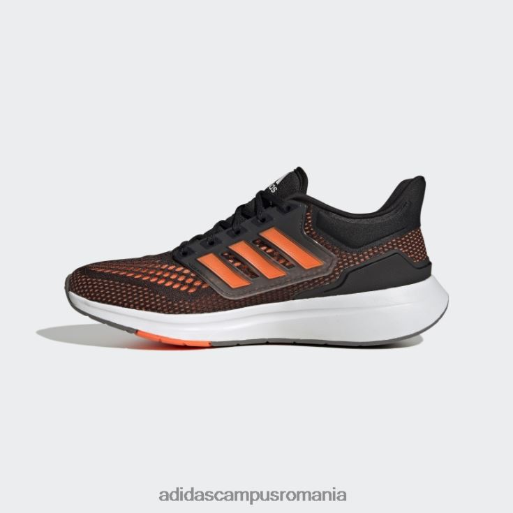 adidas campus romania pantofi de alergat eq21 portocalii bărbați negru/portocaliu/fier metalic J266N24269