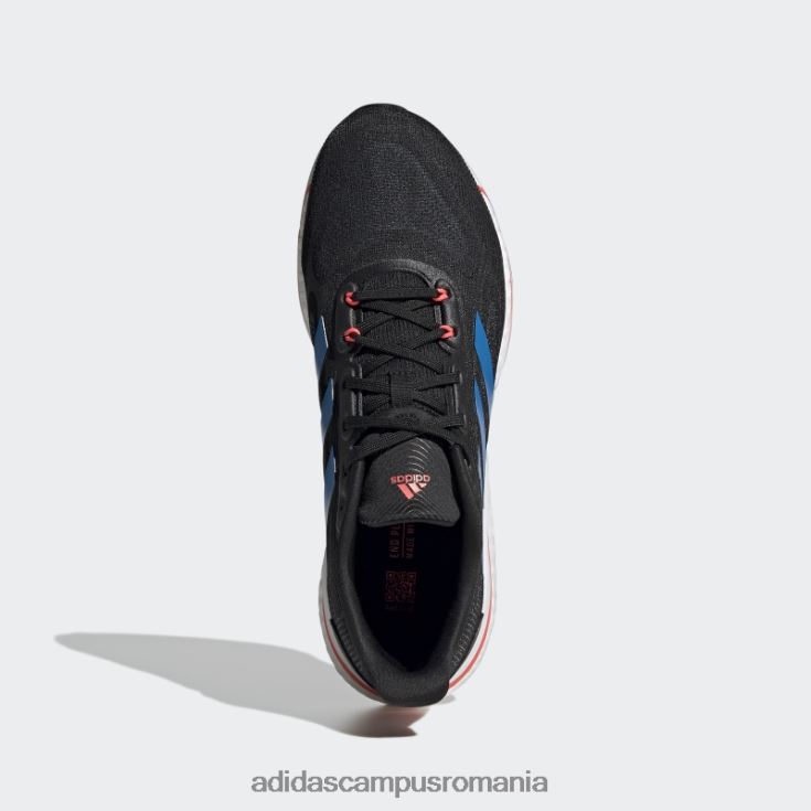 adidas campus romania pantofi eleganti turbo supernova+ bărbați negru/albastru rush/turbo J266N212983