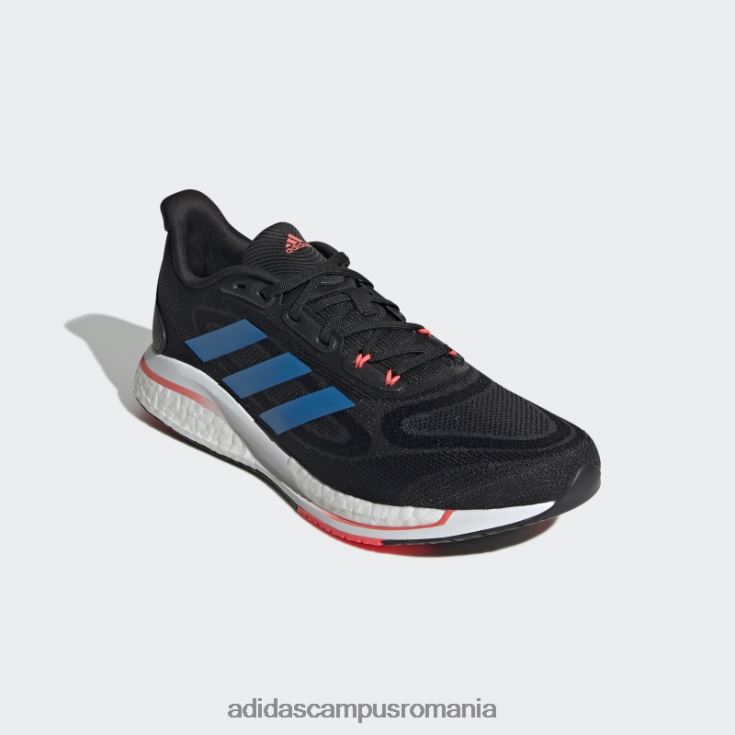 adidas campus romania pantofi eleganti turbo supernova+ bărbați negru/albastru rush/turbo J266N212983