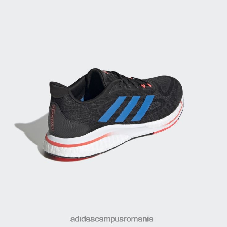 adidas campus romania pantofi eleganti turbo supernova+ bărbați negru/albastru rush/turbo J266N212983