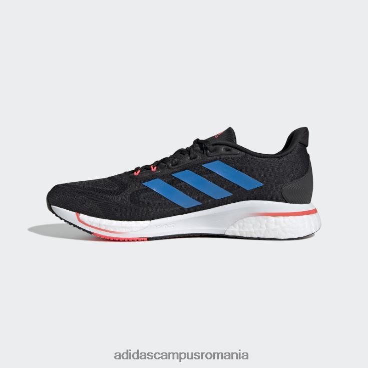adidas campus romania pantofi eleganti turbo supernova+ bărbați negru/albastru rush/turbo J266N212983