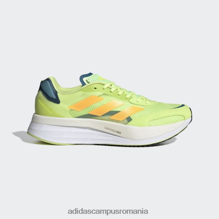 adidas campus romania pantofi lime adizero boston 10 bărbați tei/portocaliu/teal real J266N24583