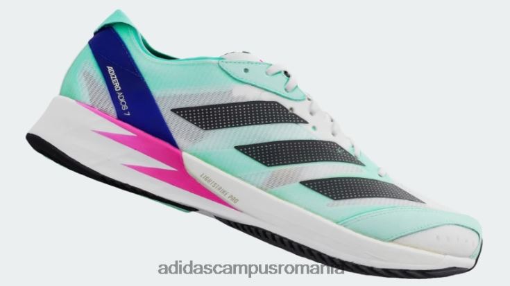 adidas campus romania pantofi mint adizero adios 7 bărbați alb/negru/mentă J266N25966
