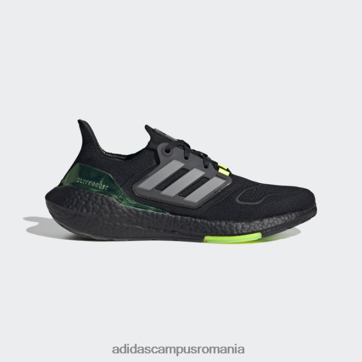 adidas campus romania pantofi negri ultraboost 22 bărbați negru/fier metalic/verde J266N24469