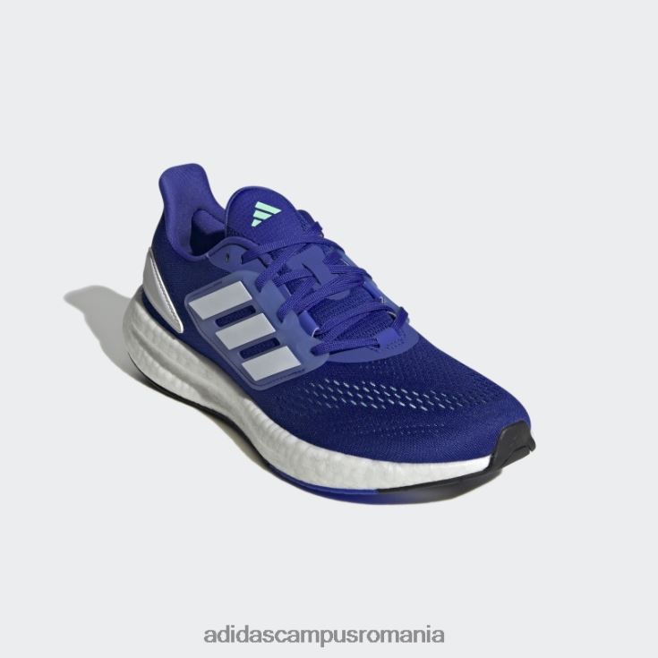adidas campus romania pantofi pureboost 22 albastru bărbați albastru/alb/mentă J266N212709