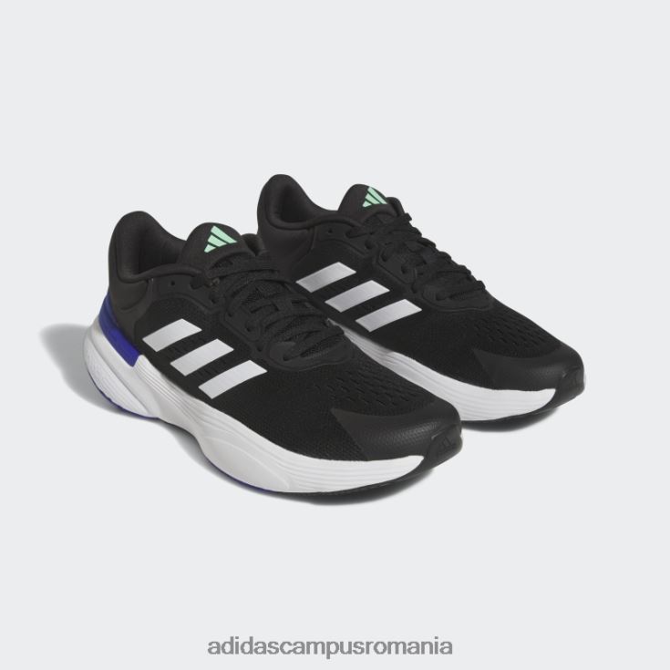 adidas campus romania pantofi response super 3.0 negri bărbați negru/alb/mentă J266N2146