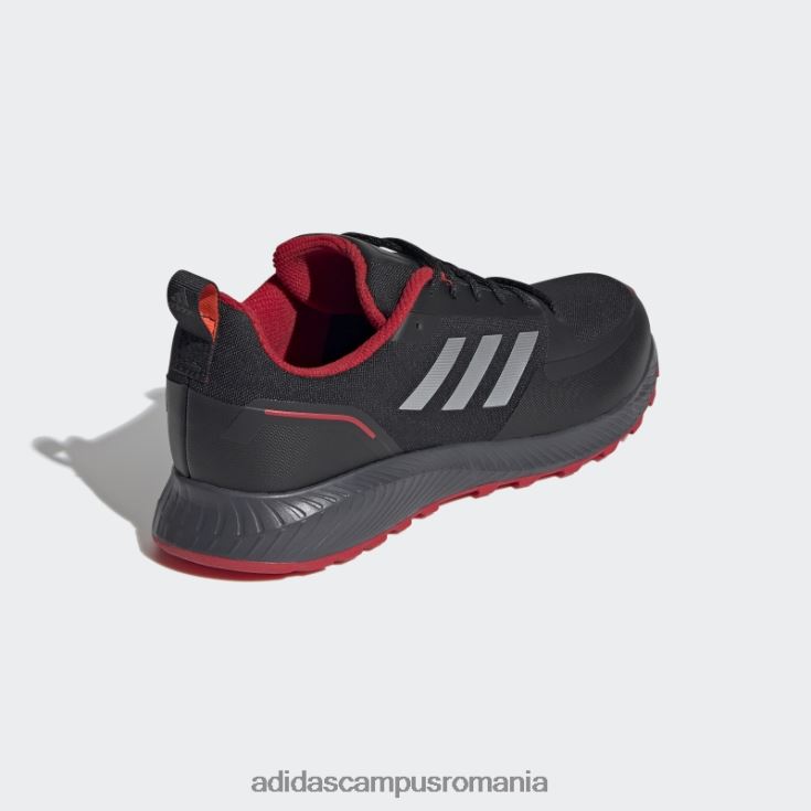 adidas campus romania pantofi run falcon 2.0 tr negri bărbați negru/argintiu/gri J266N21400