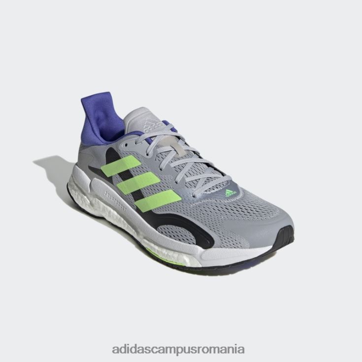 adidas campus romania pantofi solarboost 3 argintii bărbați argintiu/verde/cerneală J266N2608