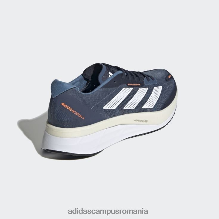 adidas campus romania pantofi steel adizero boston 11 bărbați otel/alb/portocaliu J266N24534
