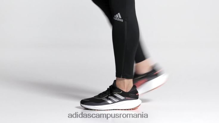 adidas campus romania pantofi supernova gore-tex negri bărbați negru/argintiu/portocaliu fascicul J266N212314