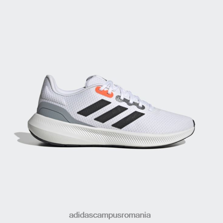 adidas campus romania runfalcon 3 cloudfoam pantofi de alergare albi albi bărbați alb negru J266N24184