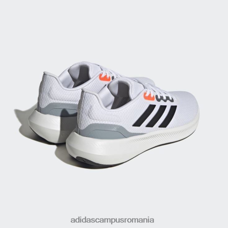 adidas campus romania runfalcon 3 cloudfoam pantofi de alergare albi albi bărbați alb negru J266N24184