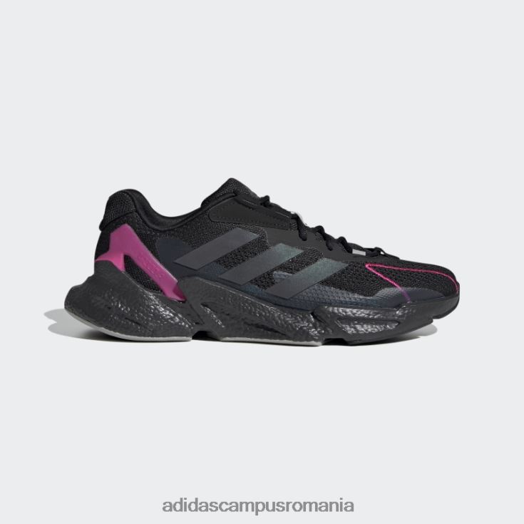 adidas campus romania x9000l4 pantofi negri bărbați negru/roz șoc J266N2500