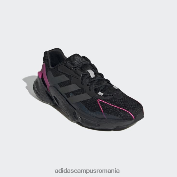 adidas campus romania x9000l4 pantofi negri bărbați negru/roz șoc J266N2500