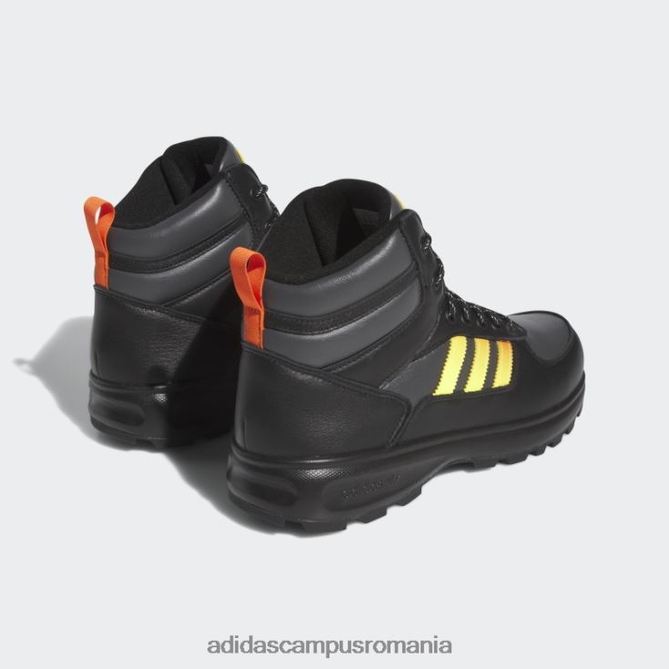 adidas campus romania cizme chasker negre bărbați negru/portocaliu/galben J266N220059
