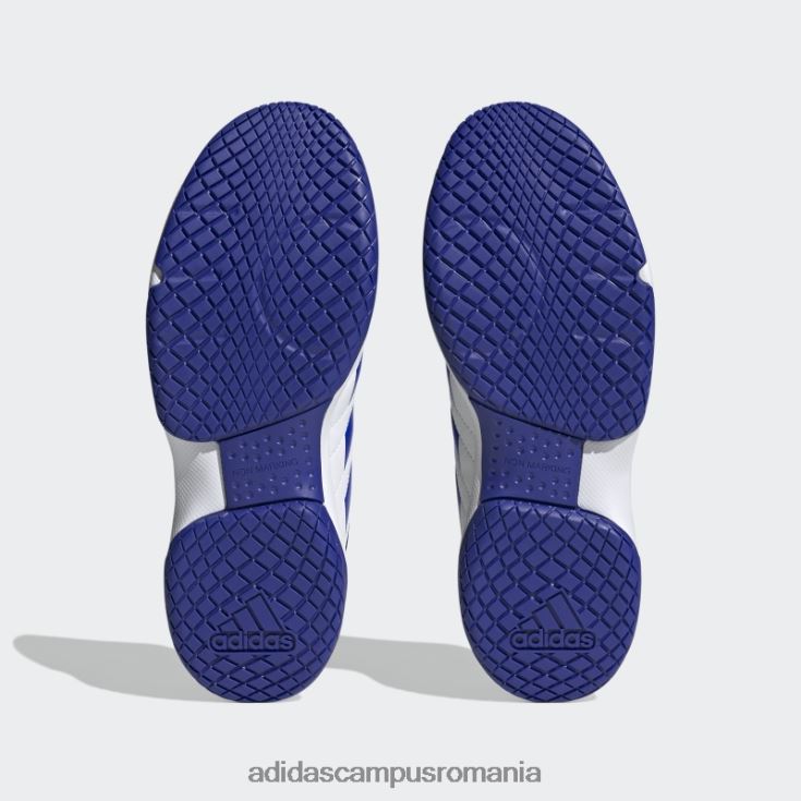 adidas campus romania ligra 7 pantofi indoor alb bărbați alb/albastru/bleumarin J266N212559