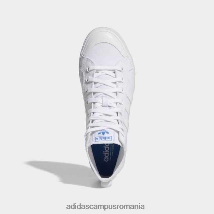adidas campus romania nizza hi adv pantofi albi bărbați pasăre albă/albastru J266N220090