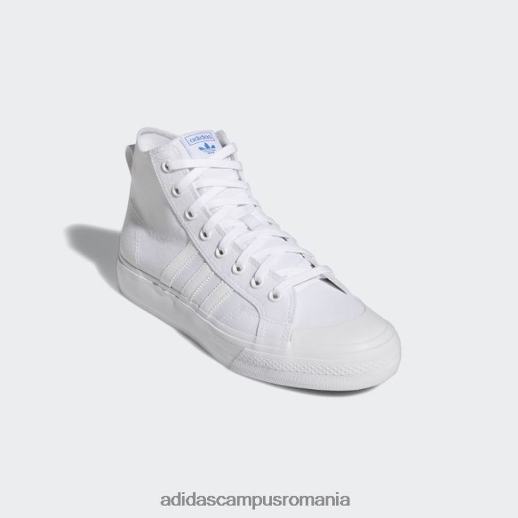 adidas campus romania nizza hi adv pantofi albi bărbați pasăre albă/albastru J266N220090