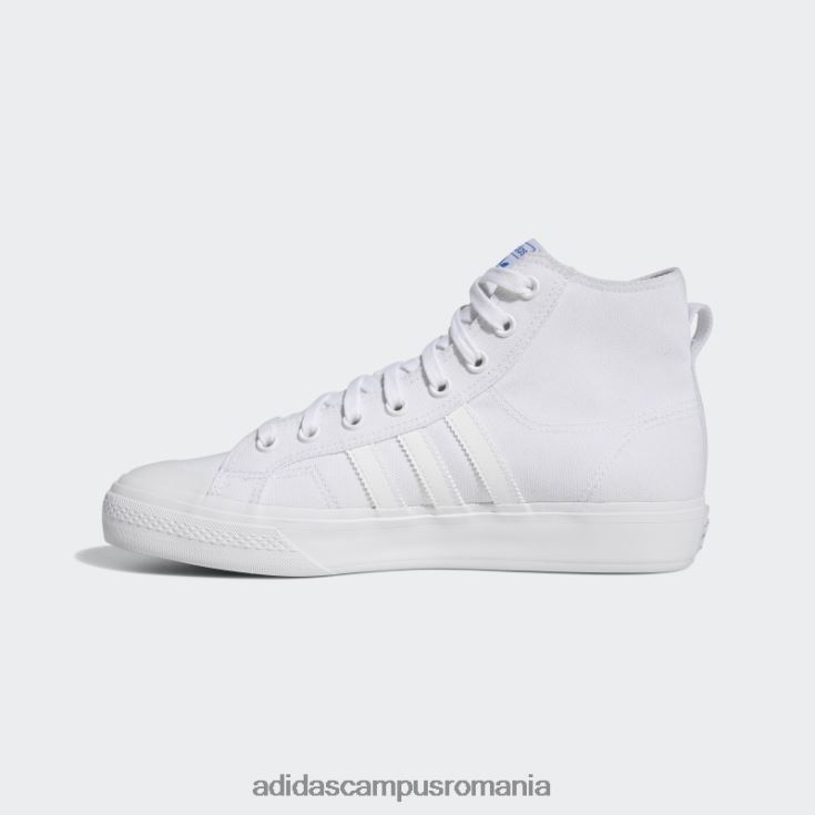 adidas campus romania nizza hi adv pantofi albi bărbați pasăre albă/albastru J266N220090