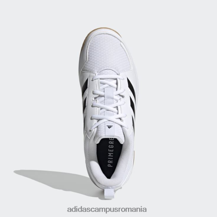 adidas campus romania pantofi indoor ligra 7 alb bărbați alb negru J266N212533