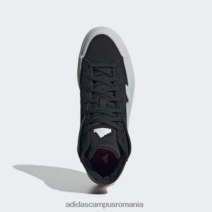 adidas campus romania znsored hi pantofi albi bărbați alb negru J266N220091