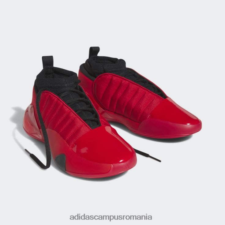 adidas campus romania harden volum 7 pantofi stacojiu bărbați stacojiu/negru J266N24628