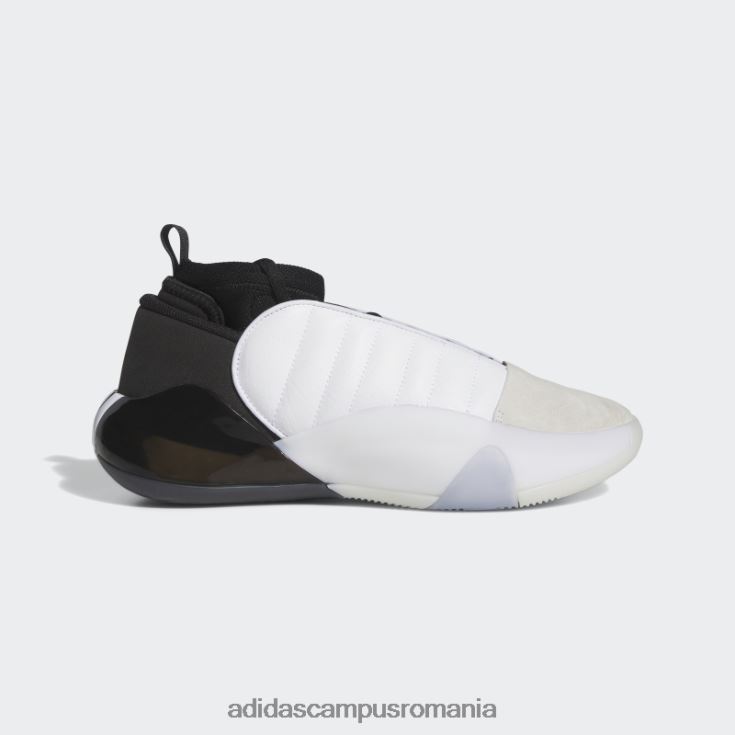 adidas campus romania harden volume 7 pantofi albi bărbați alb negru J266N25953