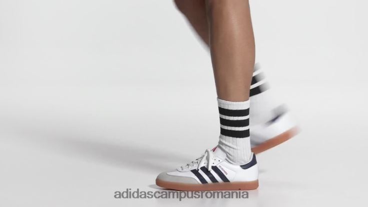 adidas campus romania pantofii de ciclism vegani velosamba albi bărbați alb/albastru marin/stacojiu J266N212266