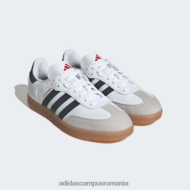 adidas campus romania pantofii de ciclism vegani velosamba albi bărbați alb/albastru marin/stacojiu J266N212266