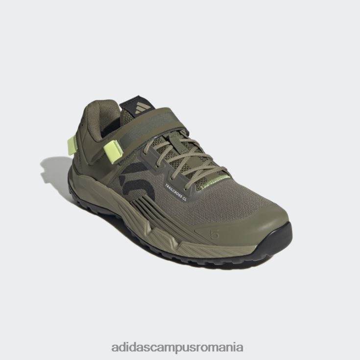 adidas campus romania cinci zece pantofi pentru bicicletă de munte cu clipsă, hot orbit green bărbați orbita verde/carbon/negru J266N24371