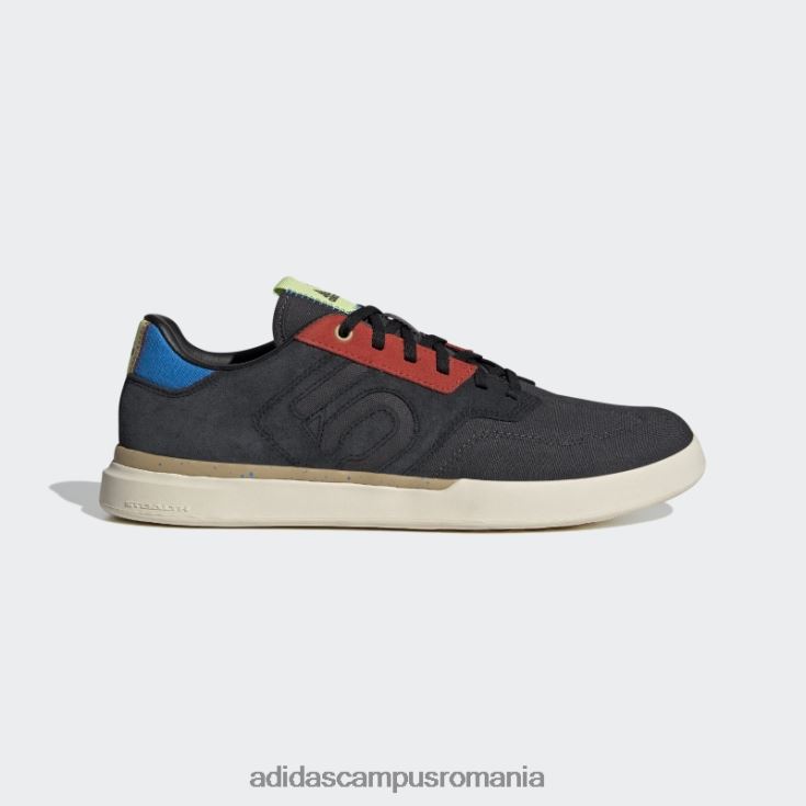 adidas campus romania pantof de biciclete alb de moda cinci zece detectiv bărbați negru/carbon/alb J266N2678