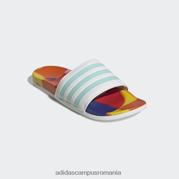 adidas campus romania adilette comfort white bărbați alb/aqua/albastru J266N220041