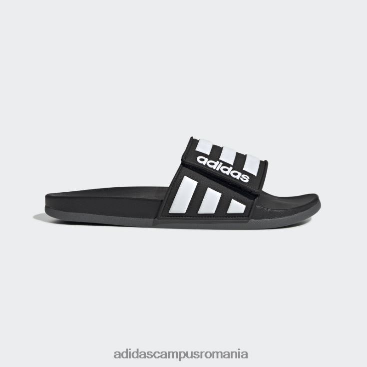 adidas campus romania diapozitive reglabile negru adilette confort bărbați negru/alb/gri J266N220014