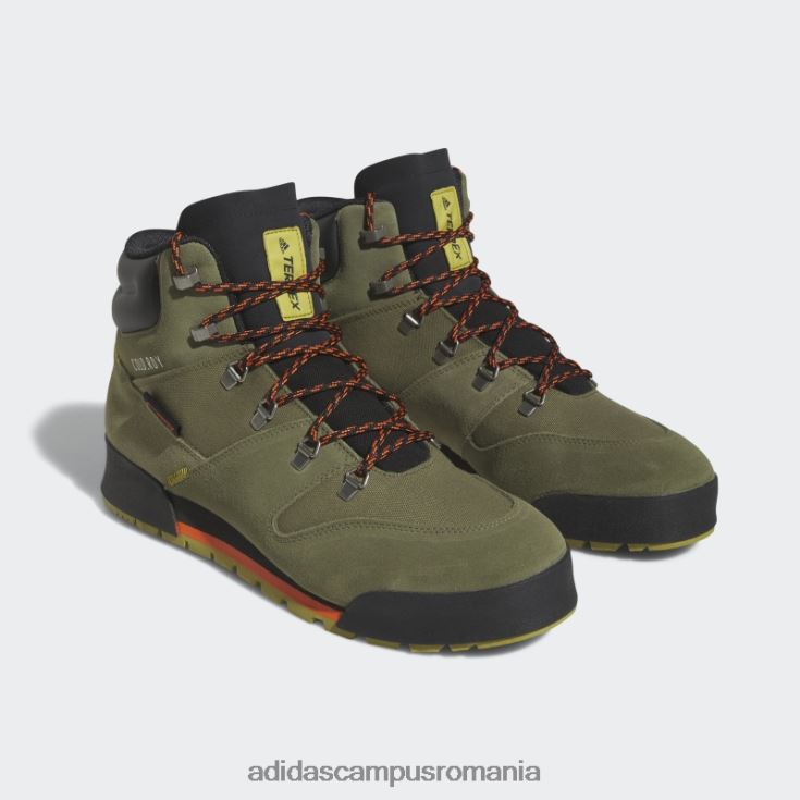 adidas campus romania terrex snowpitch cold.rdy cizme de drumeție olive bărbați măsliniu/negru J266N220047